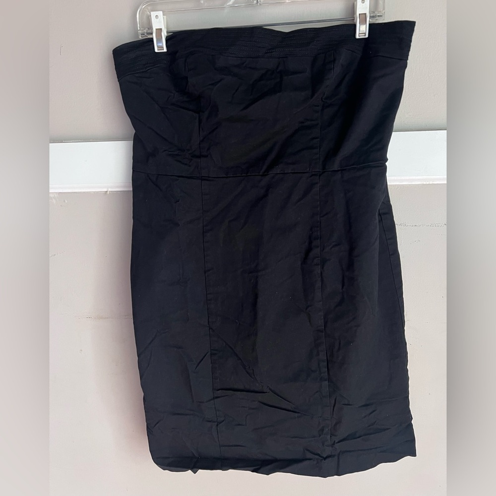 Merona Elegant Black Strapless Dress Size 14